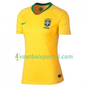 Brazilië Dames Thuis Shirt WK voetbal 2018
